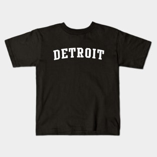 detroit-michigan Kids T-Shirt